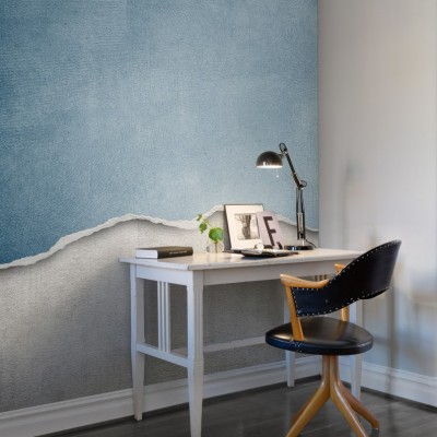 Tapet cu efect industrial, Worn Wall, cu textură aspră și culori calde.