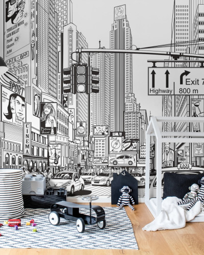 Fototapet cu design urban 