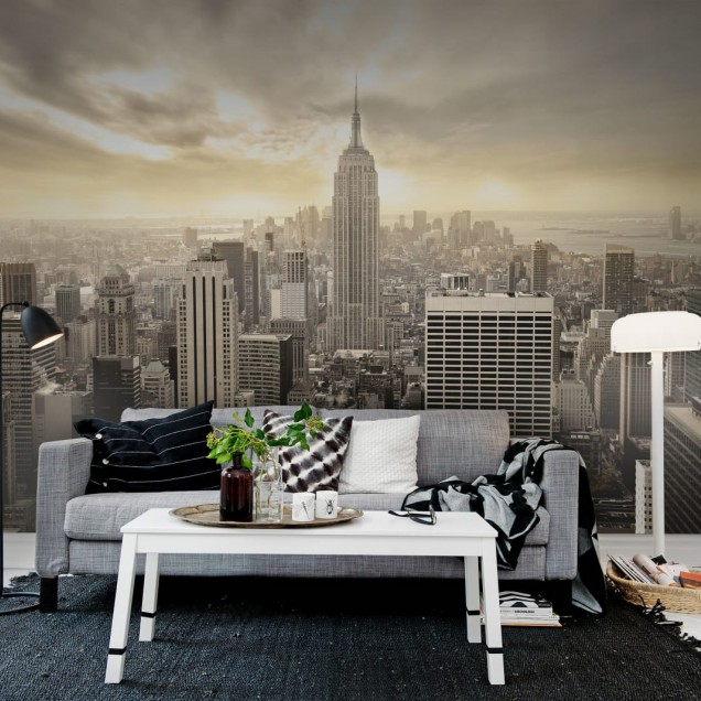 Tapet 3D panorama New York