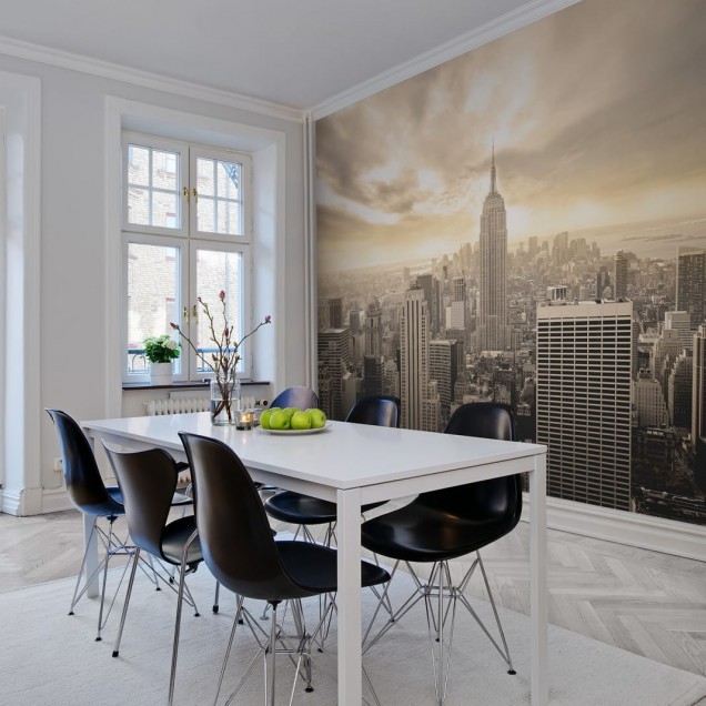 Tapet 3D panorama New York