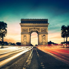 Foto tapet 3D Arc de Triomphe, personalizat, Rebel Walls