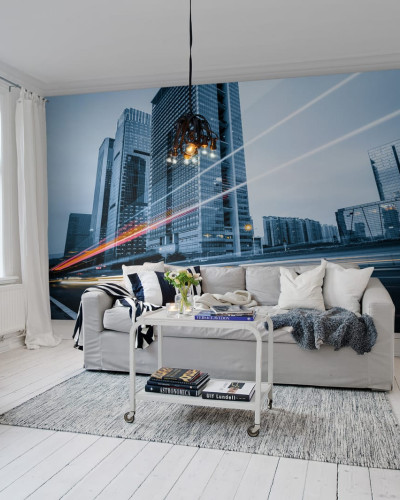 Imagine cu Night Light, un tapet modern cu un design urban impresionant.