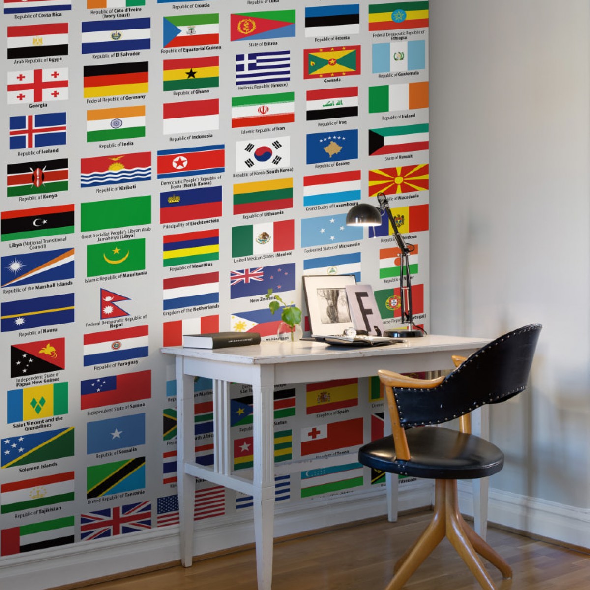 Fototapet Flags of Sovereign States, personalizat, Rebel Walls, Fototapet living 
