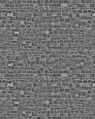 Tapet modern Stonewall Black, cu un design din piatră gri, ideal pentru a crea o atmosferă contemporană și rafinată.