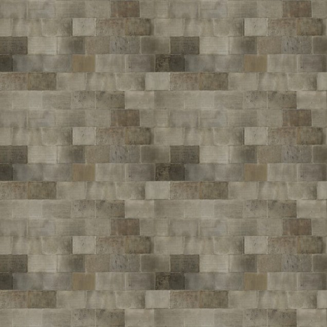 Tapet Stonework cu design modern, care imită aspectul betonului brut, aplicat pe un perete din hol