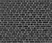 Fototapet Brick Wall, Black, personalizat, Rebel Walls