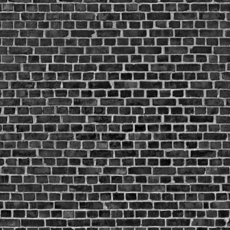 Fototapet Brick Wall, Black, Rebel Walls