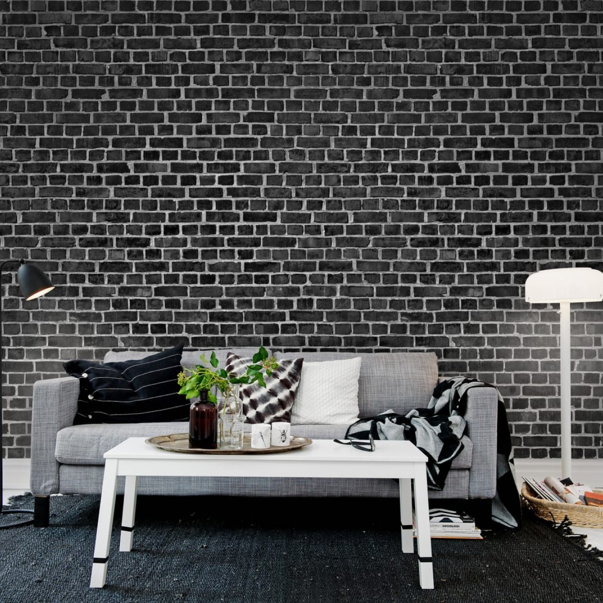 Fototapet Rebel Walls RBW-R10962. Conține culorile: Negru, Negru Închis, Aluminiu, Aluminiu-Alb, Gri, Gri Grafit, Alb, Alb Trafic