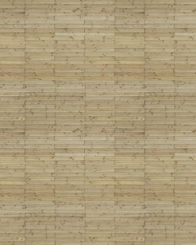 Tapet cu aspect de lemn, Boards, decorat cu un pat simplu