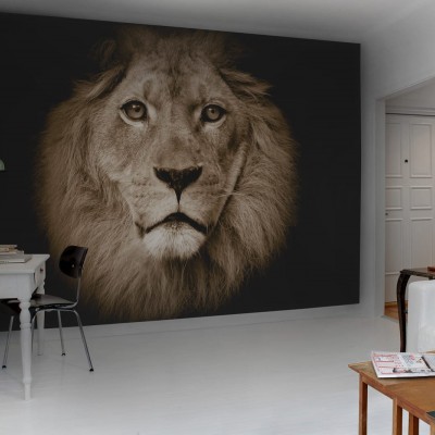 Fototapet Lion, personalizat, Rebel Walls, Fototapet living 