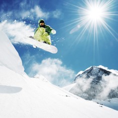Fototapet Snowboard, personalizat, Rebel Walls