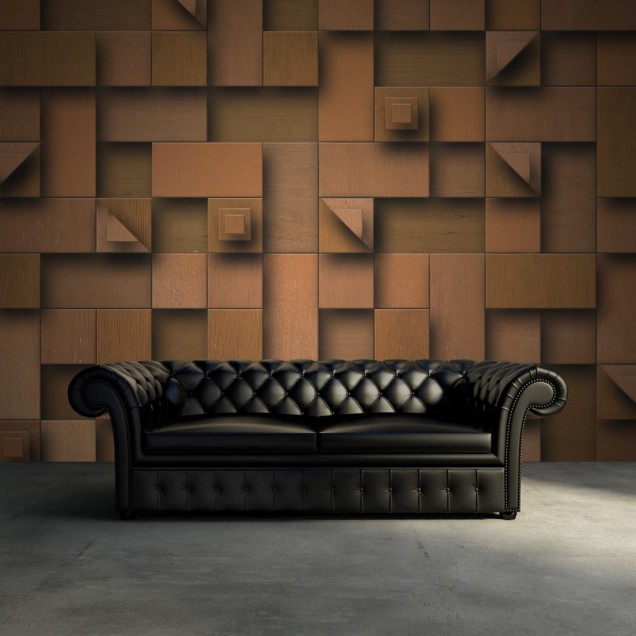 Tapet Carved Wood cu design de lemn sculptat, perfect pentru decorarea unui living sau dormitor.
