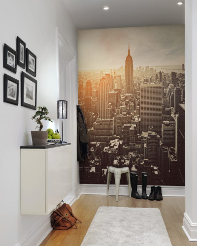 NY, decor perete cu o priveliște spectaculoasă a orașului New York