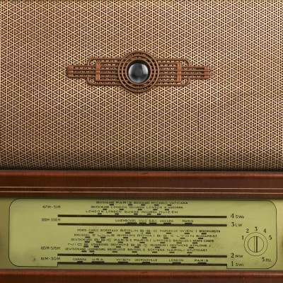 Wallpaper radio vintage