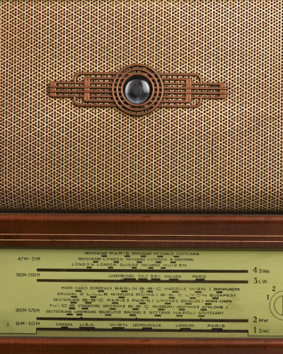 Wallpaper radio vintage