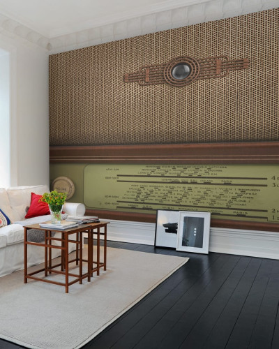 Wallpaper radio vintage