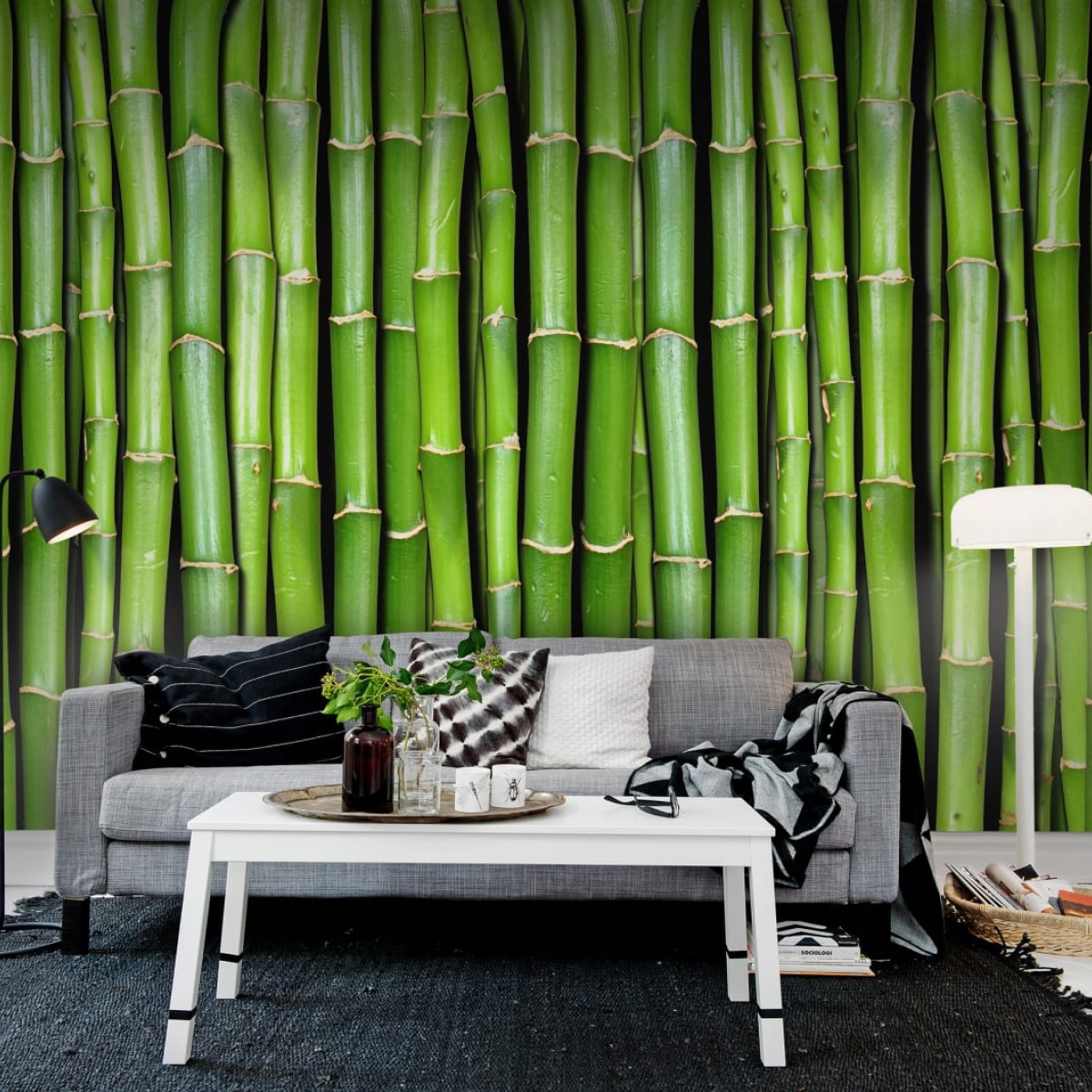 Foto tapet 3D Bamboo, personalizat, Rebel Walls, Fototapet living 
