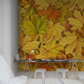 Fototapet Autumn Leaves, personalizat, Rebel Walls