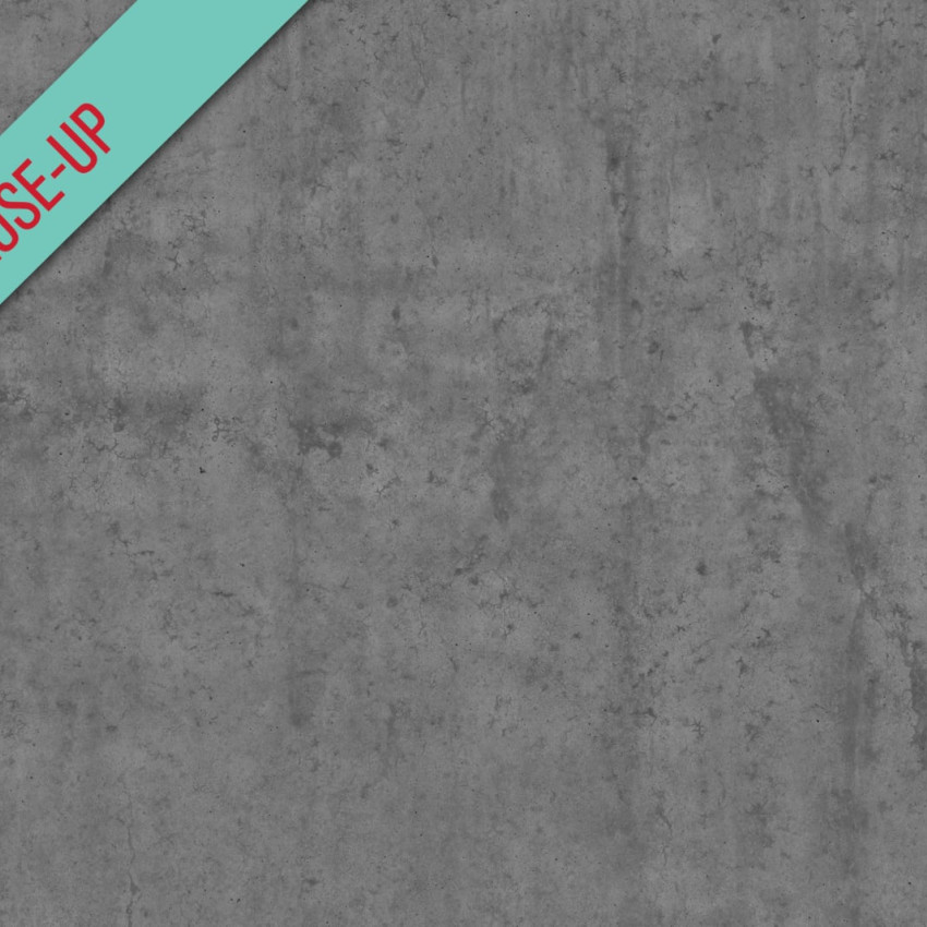 Tapet cu aspect de beton gri deschis, in livingul unei case modern decorate in stil minimalist.