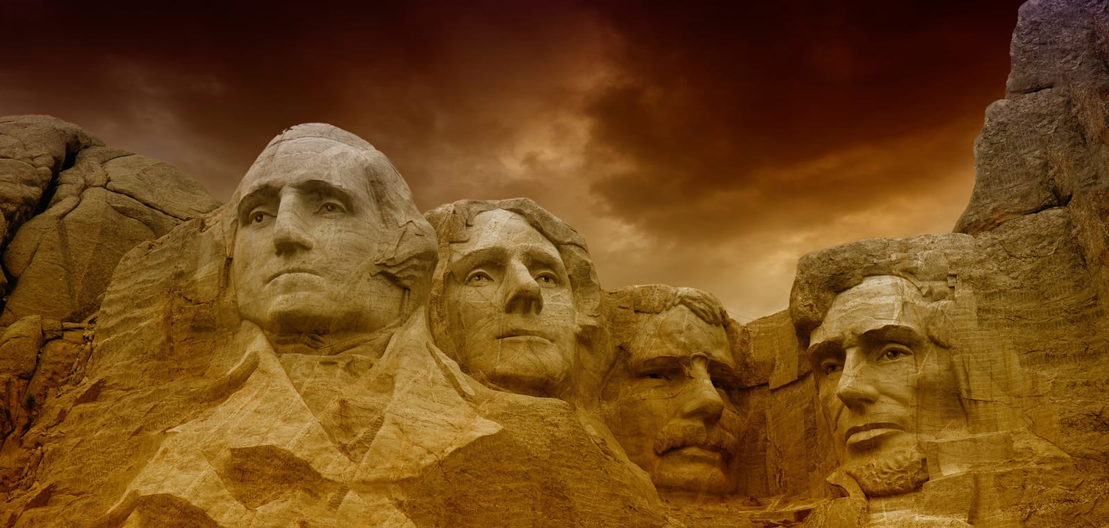 Fototapet cu imaginea Mount Rushmore