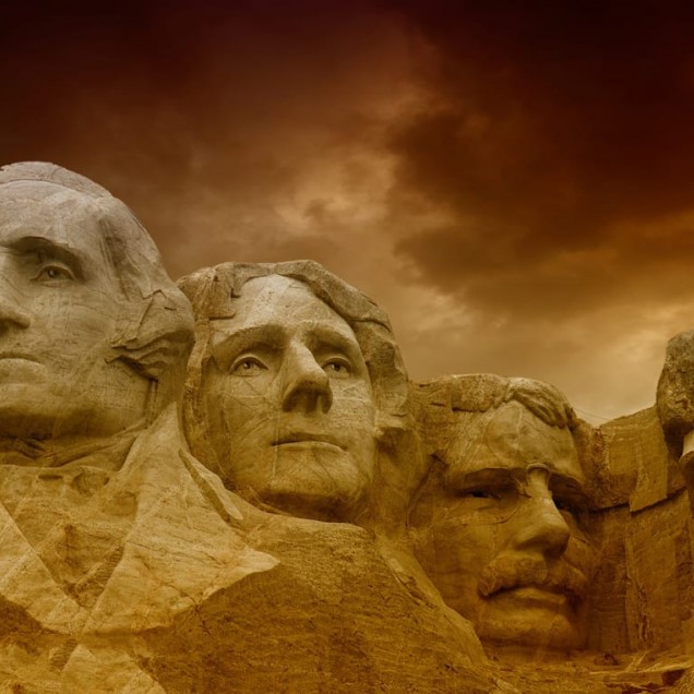 Fototapet cu imaginea Mount Rushmore