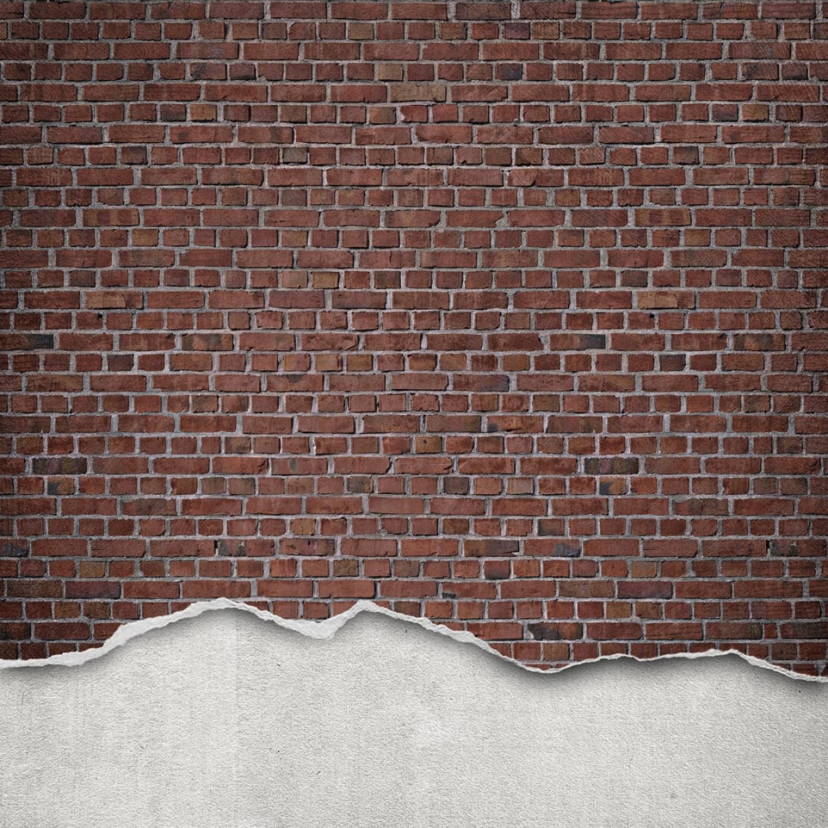 Fototapet Well-Worn Brick Wall, Red, personalizat, Rebel Walls, Fototapet living 