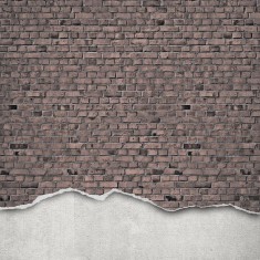 Fototapet Well-Worn Brick Wall, Old Style, personalizat, Rebel Walls (RBW-R12223)