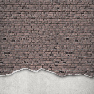 Fototapet Well-Worn Brick Wall, Old Style, personalizat, Rebel Walls