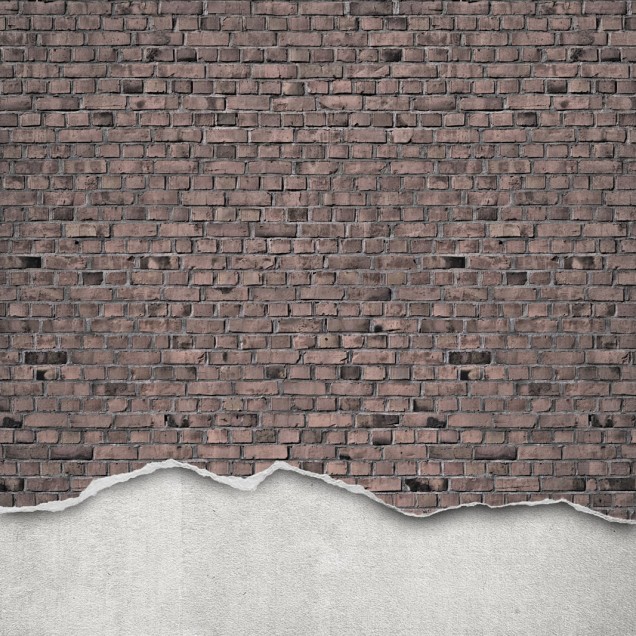 Tapet cu aspect de perete din cărămidă uzată, cu o nuanță caldă, perfect pentru un look minimalist și elegant.