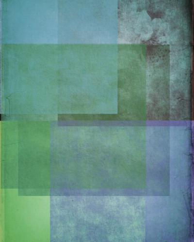 Tapet modern Screen Emerald cu design geometric subtil, în nuanțe de verde și albastru.