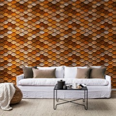 Fototapet Golden Flakes, personalizat, Rebel Walls