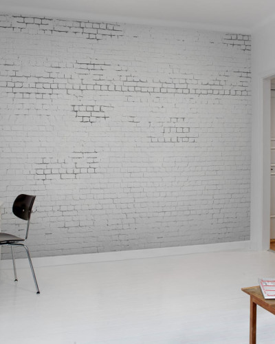 Tapet cu efect de cărămidă veche, Crumbling Bricks, decor modern