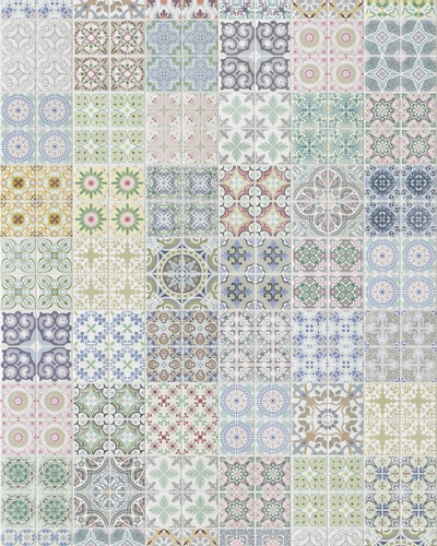 Tapet Marrakech cu design ce imită plăci ceramice