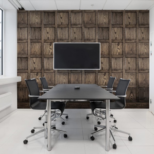Tapet 3D cu design minimalist in stil clasic