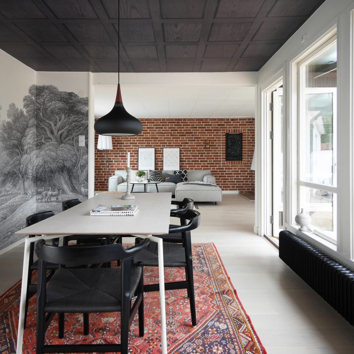 Fototapet Rebel Walls RBW-R12883. Conține culorile: Gri, Gri Grafit, Negru, Negru Închis