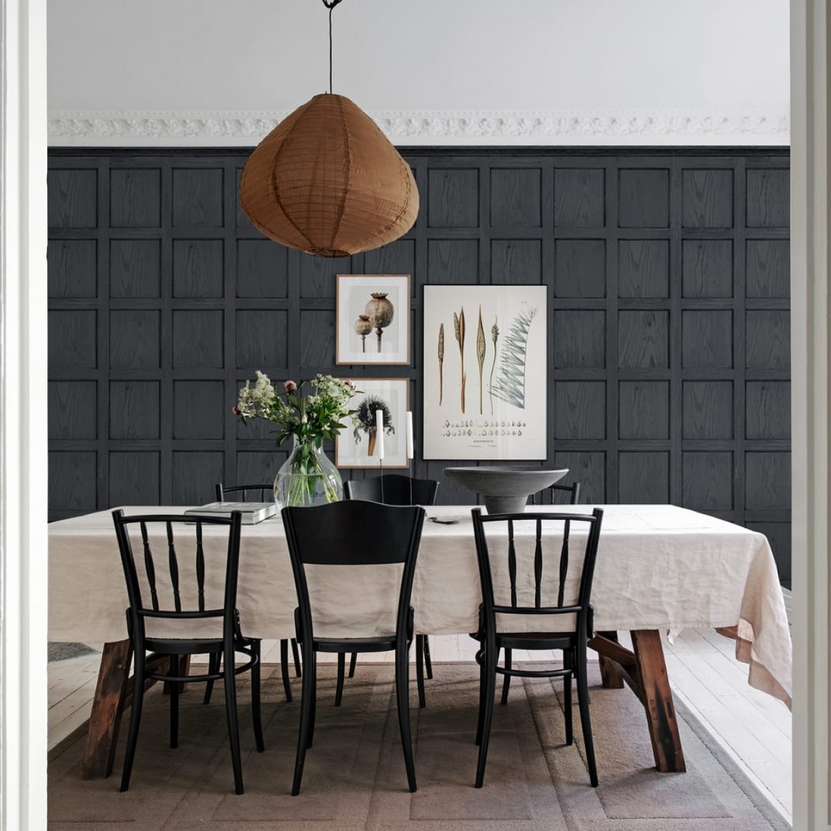 Fototapet Rebel Walls RBW-R12883. Conține culorile: Gri, Gri Grafit, Negru, Negru Închis