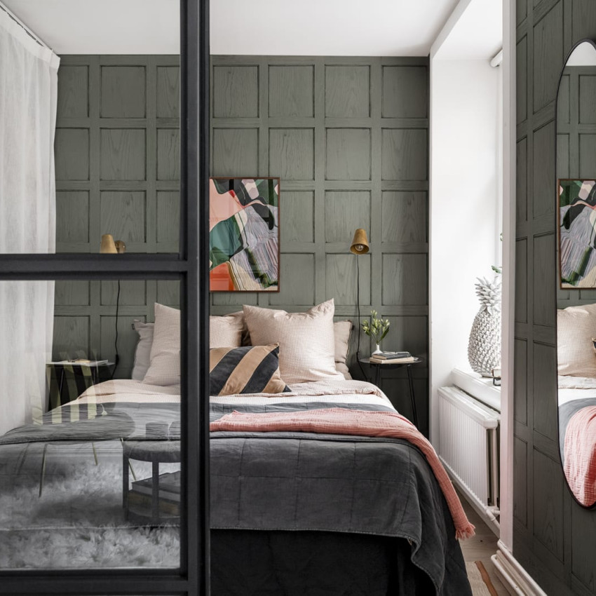 Tapet 3D cu design minimalist in stil clasic