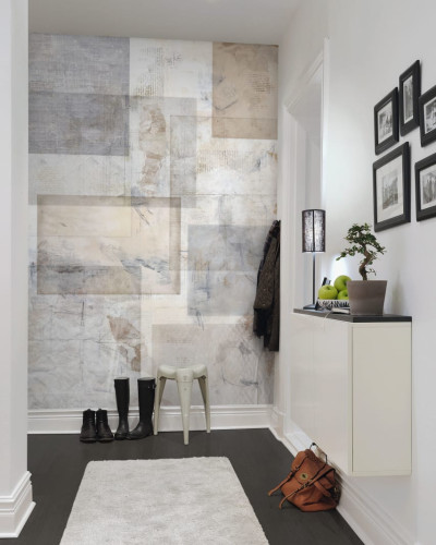 Tapet Paper Art cu design minimalist, perfect pentru un hol modern.