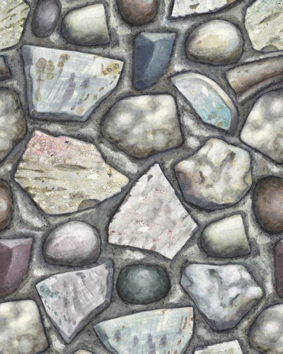 Tapet Stones cu textură de piatră naturală