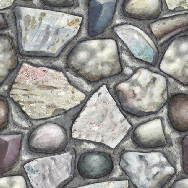 Tapet Stones cu textură de piatră naturală