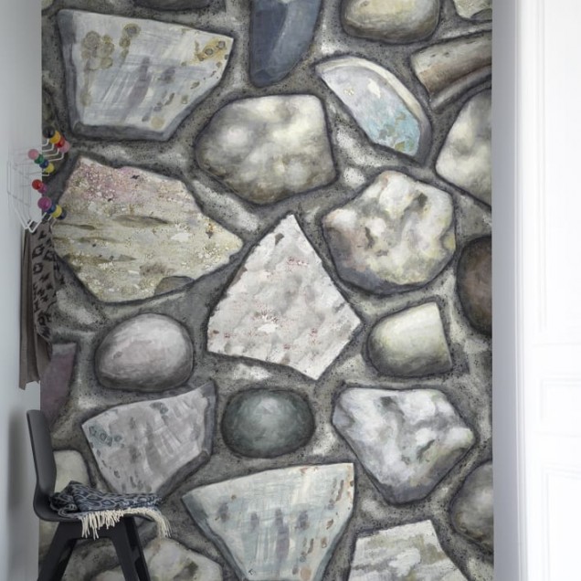 Tapet Stones cu textură de piatră naturală