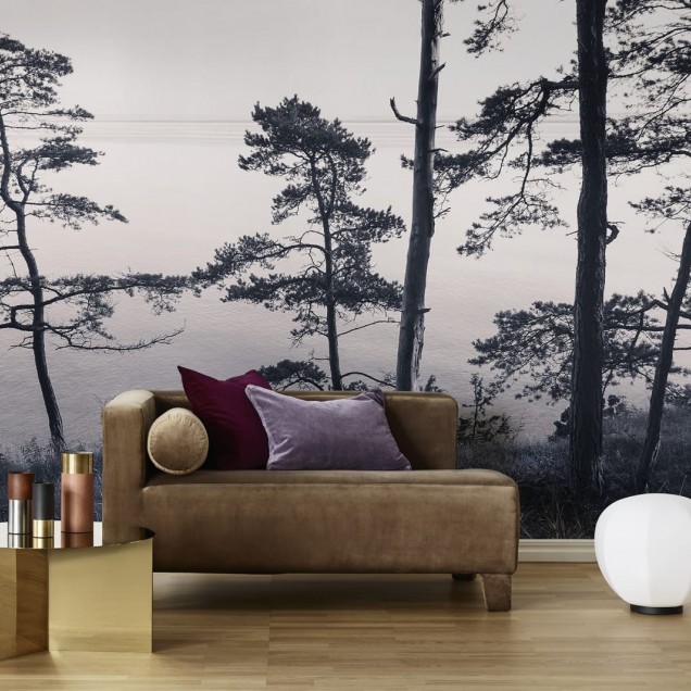 Tapet 3D Old Pine Trees, Rebel Walls