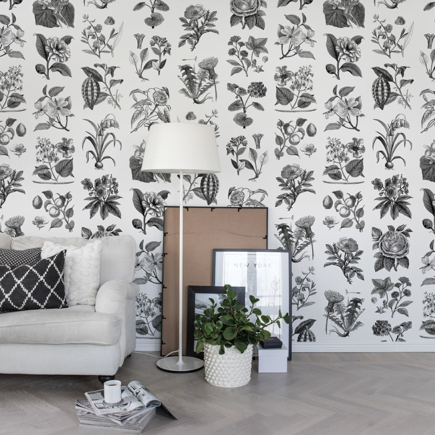 Tapet cu design floral delicat, perfect pentru living, dormitor sau birou. Creaza o atmosfera relaxanta si primitoare in casa ta.