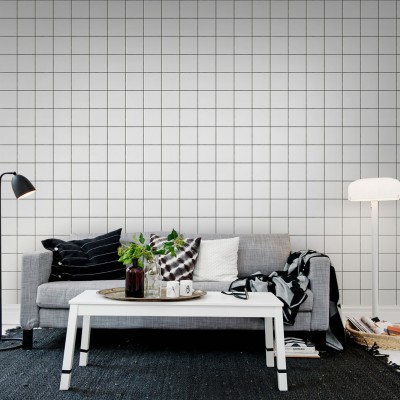 Fototapet Square Tiles, personalizat, Rebel Walls, Fototapet living 