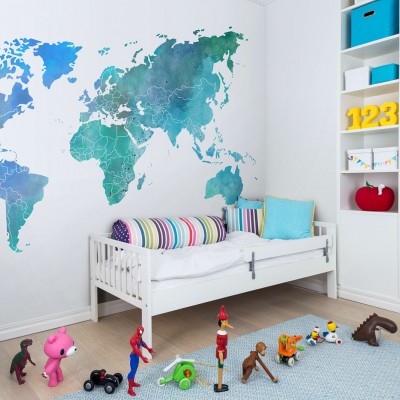 Fototapet Your Own World, Colour Clouds, personalizat, Rebel Walls, Fototapet pentru copii 