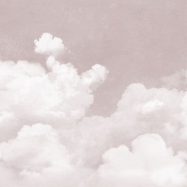 Fototapet pentru copii Cuddle Clouds, Pink, personalizat, Rebel Walls