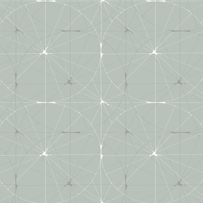 Perfect Fit, Verde Mint, Repetitiv, tapet cu un design geometric minimalist