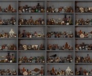 Fototapet 3D Cabinet of Curios, Night, personalizat, Rebel Walls