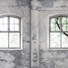Foto tapet 3D Perspective Manoir, Beige, personalizat, Rebel Walls