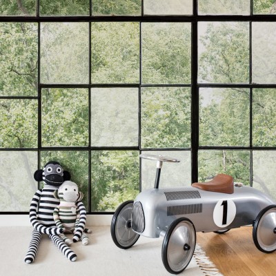 Foto tapet 3D Factory Window, personalizat, Rebel Walls, Fototapet pentru copii 